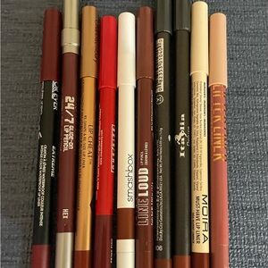 Professional Lip Liner Lot - Makeup Forever, Urban Decay, Charlotte Tilbury, etc